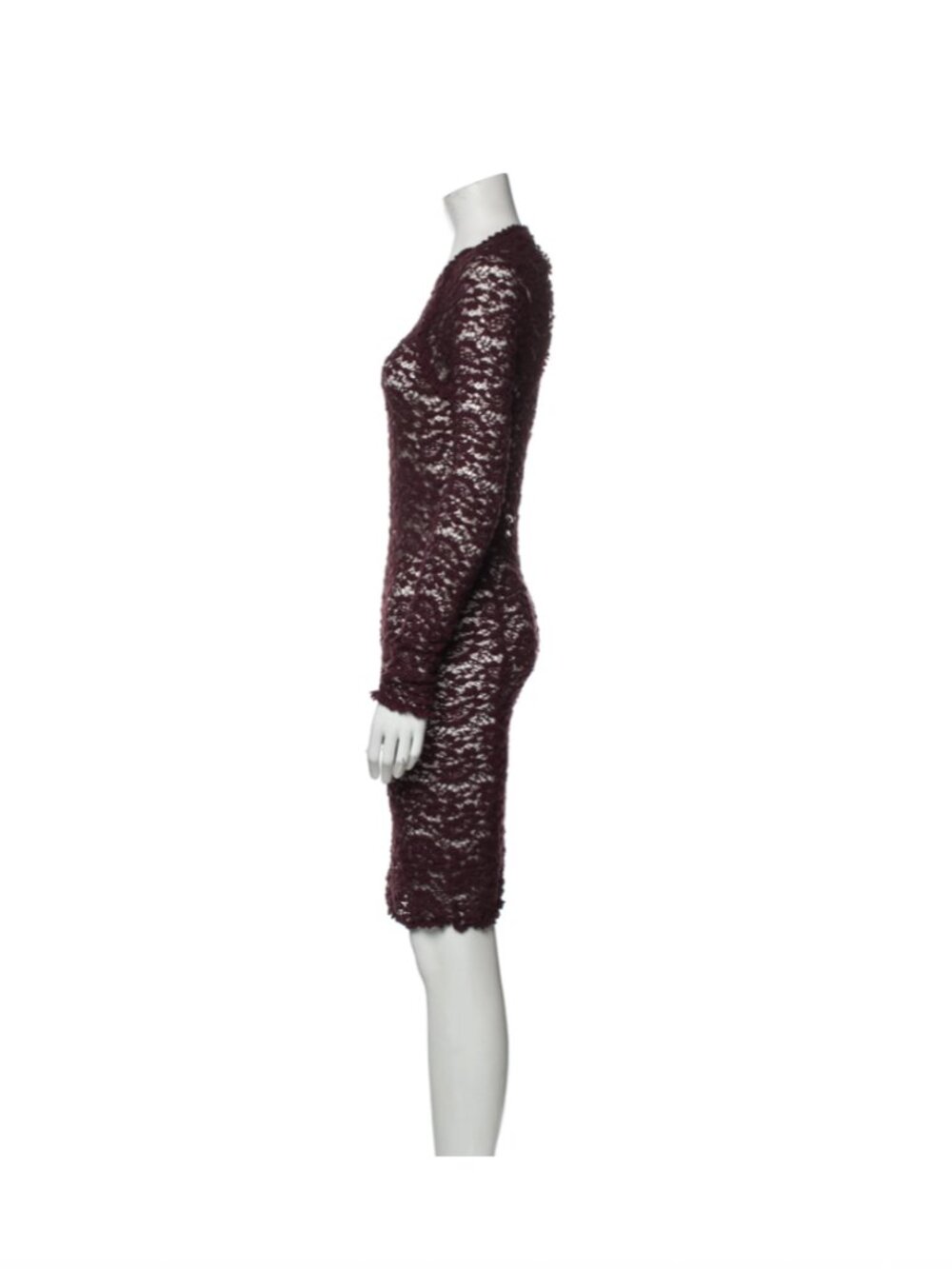 Isabel Marant Lace Pattern Knee-Length Dress - Picture 2 of 5